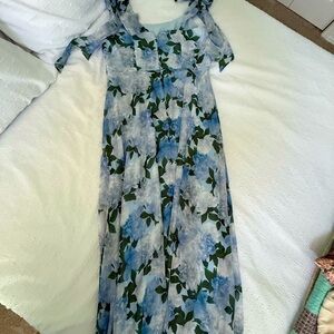 Sachin + Babi Light Blue Floral Dress